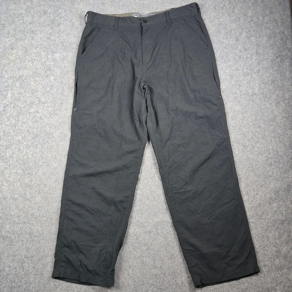 REI Hiking Pants Mens 38x30 Green Nylon UPF 50 Utility Outdoor‎ Gorpcore Travel